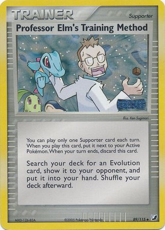 Professor Elm's Training Method - 89/115 - Uncommon - Reverse Holo available at 401 Games Canada