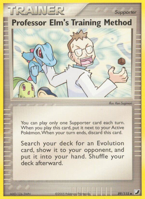 Professor Elm's Training Method - 89/115 - Uncommon available at 401 Games Canada