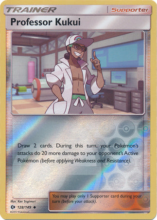 Professor Kukui - 128/149 - Uncommon - Reverse Holo available at 401 Games Canada