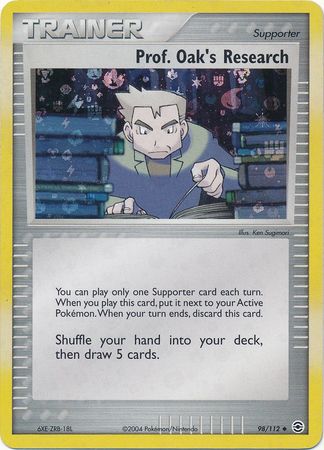 Professor Oak's Research - 98/112 - Uncommon - Reverse Holo available at 401 Games Canada