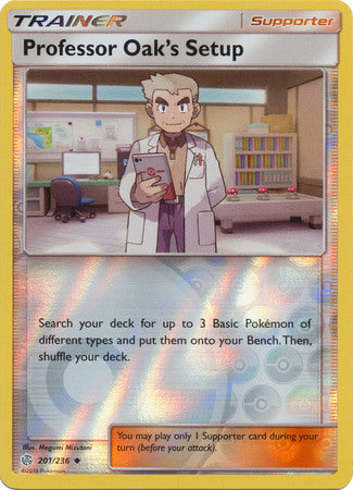 Professor Oak's Setup - 201/236 - Uncommon - Reverse Holo available at 401 Games Canada