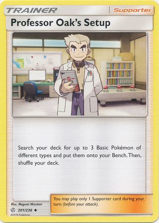 Professor Oak's Setup - 201/236 - Uncommon available at 401 Games Canada