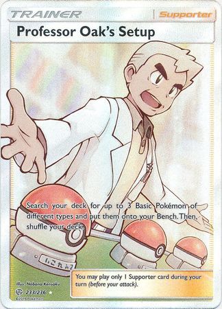 Professor Oak's Setup - 233/236 - Full Art Ultra Rare available at 401 Games Canada