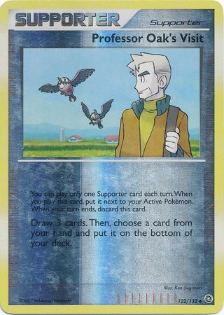 Professor Oak's Visit - 122/132 - Uncommon - Reverse Holo available at 401 Games Canada