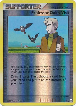 Professor Oak's Visit - 90/99 - Uncommon - Reverse Holo available at 401 Games Canada