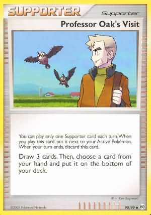 Professor Oak's Visit - 90/99 - Uncommon available at 401 Games Canada