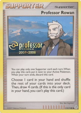 Professor Rowan - 112/130 - Promo (Professor Program 2007-08) available at 401 Games Canada