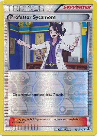 Professor Sycamore - 101/119 - Uncommon - Reverse Holo available at 401 Games Canada