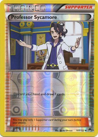 Professor Sycamore - 107/122 - Uncommon - Reverse Holo available at 401 Games Canada