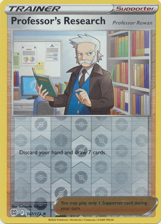 Professor's Research - 147/172 - Holo Rare - Reverse Holo available at 401 Games Canada