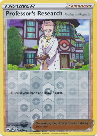 Professor's Research - 178/202 - Holo Rare - Reverse Holo available at 401 Games Canada