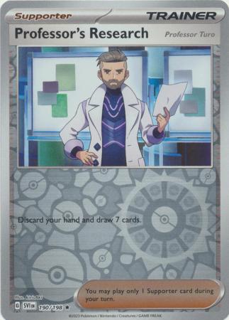 Professor's Research (Professor Turo) - 190/198 - Rare - Reverse Holo available at 401 Games Canada