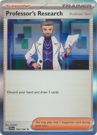 Professor's Research (Professor Turo) - 190/198 - Rare available at 401 Games Canada