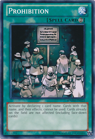 Prohibition - SDMM-EN022 - Common - Unlimited available at 401 Games Canada