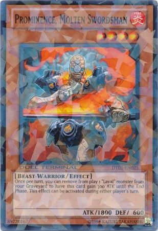 Prominence, Molten Swordsman - DT05-EN025 - Normal Parallel Rare available at 401 Games Canada