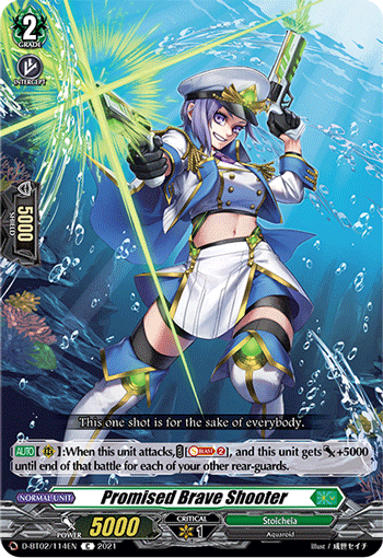 Promised Brave Shooter - D-BT02/114 - Common available at 401 Games Canada