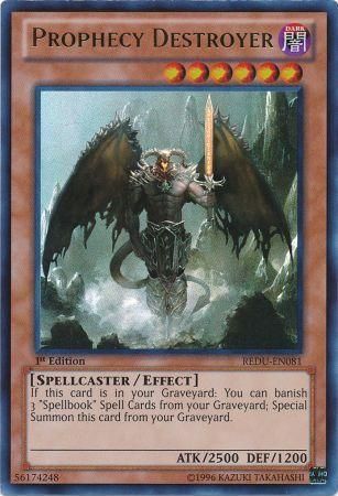 Prophecy Destroyer - REDU-EN081 - Ultra Rare - 1st Edition available at 401 Games Canada