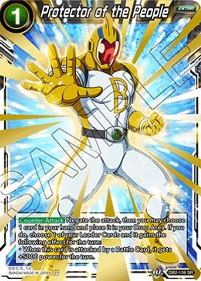 Protector of the People - DB2-159 - Super Rare (Ultimate Deck 2021 Foil) available at 401 Games Canada