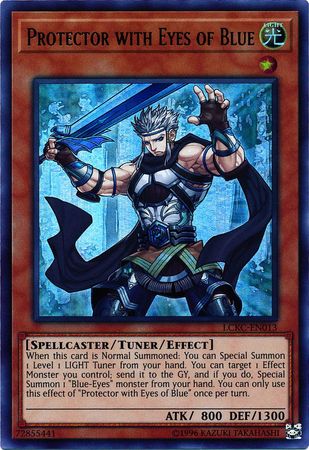 Protector with Eyes of Blue - LCKC-EN013 - Ultra Rare - Unlimited available at 401 Games Canada