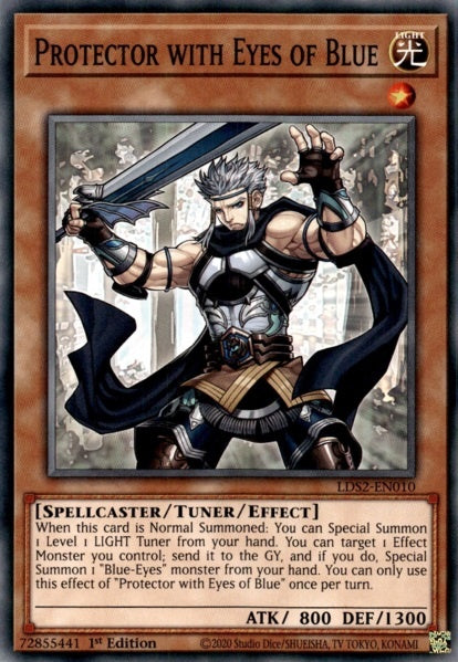Protector with Eyes of Blue - LDS2-EN010 - Common - 1st Edition available at 401 Games Canada