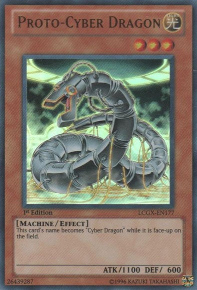 Proto-Cyber Dragon - LCGX-EN177 - Ultra Rare - 1st Edition available at 401 Games Canada