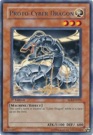 Proto-Cyber Dragon - SOI-EN010 - Rare - 1st Edition available at 401 Games Canada