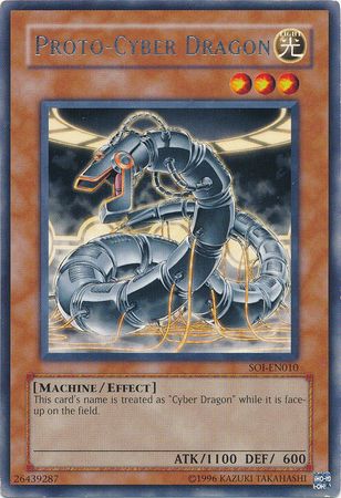 Proto-Cyber Dragon - SOI-EN010 - Rare - Unlimited available at 401 Games Canada