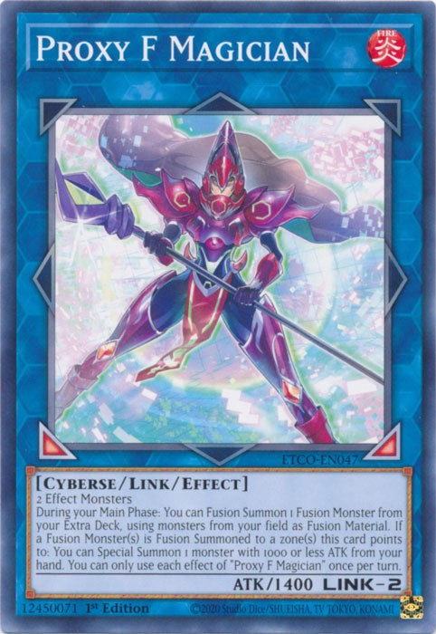 Proxy F Magician - ETCO-EN047 - Common - 1st Edition available at 401 Games Canada