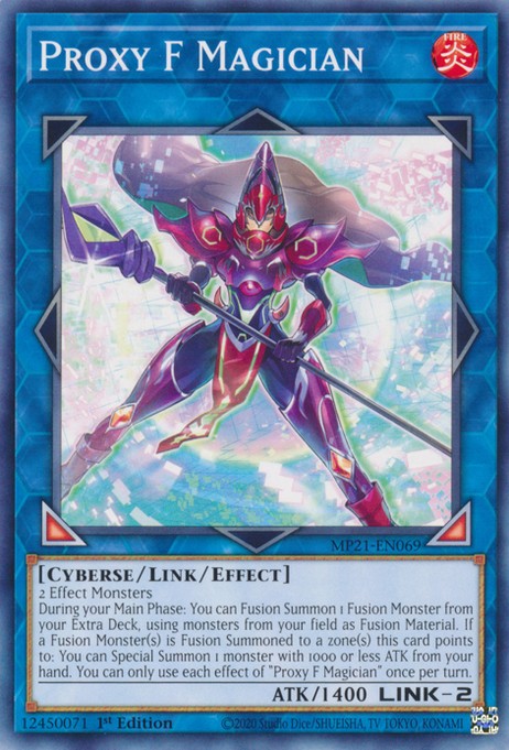 Proxy F Magician - MP21-EN069 - Common - 1st Edition available at 401 Games Canada