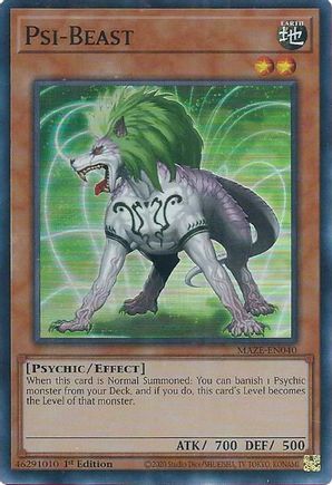 Psi-Beast - MAZE-EN040 - Super Rare - 1st Edition available at 401 Games Canada