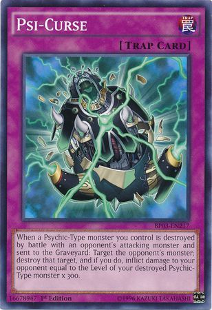 Psi-Curse (Shatterfoil) - BP03-EN217 - Shatterfoil Rare - 1st Edition available at 401 Games Canada
