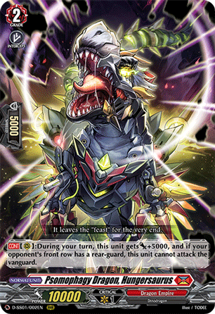 Psomophagy Dragon, Hungersaurus - D-SS01/002 - Triple Rare available at 401 Games Canada