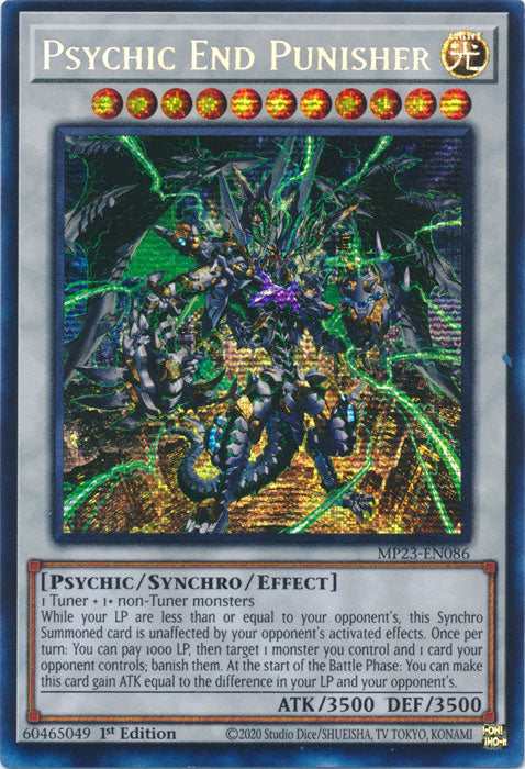 Psychic End Punisher - MP23-EN086 - Prismatic Secret Rare - 1st Edition available at 401 Games Canada