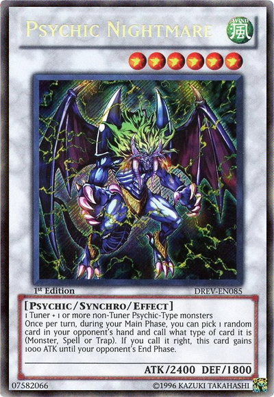 Psychic Nightmare - DREV-EN085 - Secret Rare - 1st Edition available at 401 Games Canada