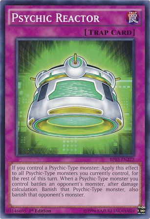 Psychic Reactor (Shatterfoil) - BP03-EN222 - Shatterfoil Rare - 1st Edition available at 401 Games Canada