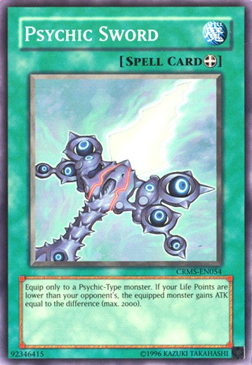 Psychic Sword - CRMS-EN054 - Common - Unlimited available at 401 Games Canada