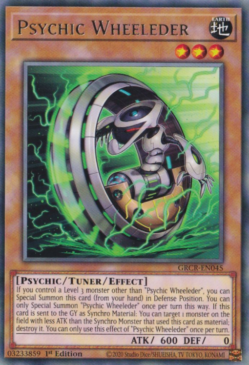 Psychic Wheeleder - GRCR-EN045 - Rare - 1st Edition available at 401 Games Canada