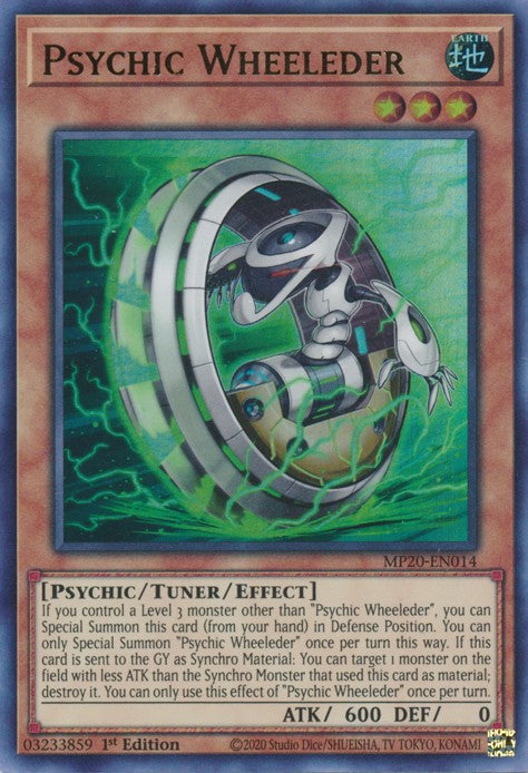 Psychic Wheeleder - MP20-EN014 - Ultra Rare - 1st Edition available at 401 Games Canada