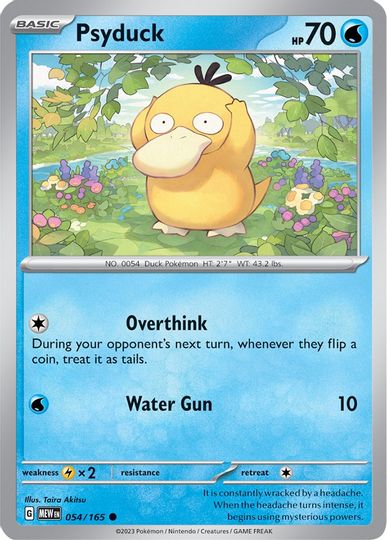 Psyduck - 054/165 - Common available at 401 Games Canada