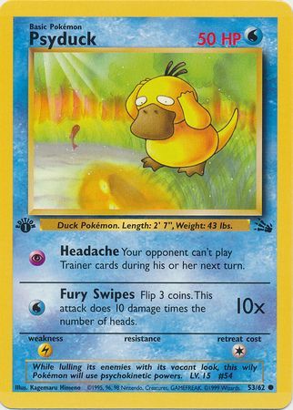 Psyduck - 53/62 - Common - 1st Edition available at 401 Games Canada