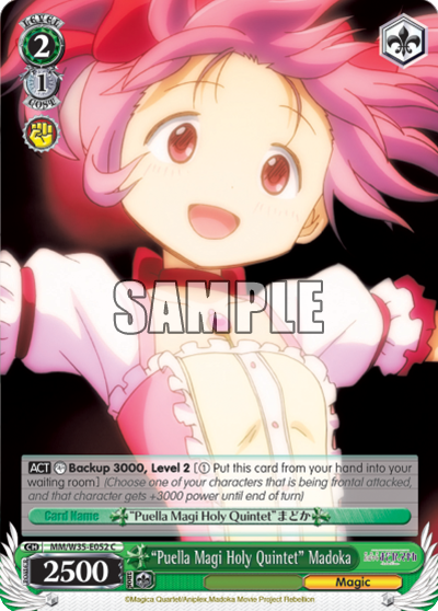 "Puella Magi Holy Quintet" Madoka - MM/W35-E052 - Common available at 401 Games Canada
