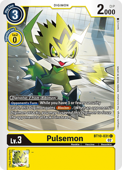 Pulsemon - BT10-031 - Common available at 401 Games Canada