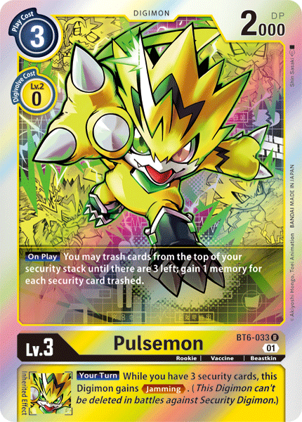 Pulsemon - BT6-033 - Rare available at 401 Games Canada