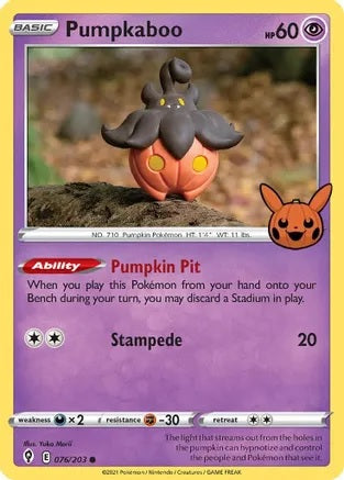 Pumpkaboo - 076/203 - Promo (Trick or Trade BOOster Bundle) available at 401 Games Canada