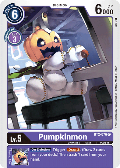 Pumpkinmon - BT2-076 - Common available at 401 Games Canada