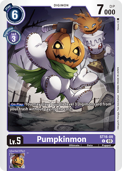 Pumpkinmon - ST16-09 - Common available at 401 Games Canada