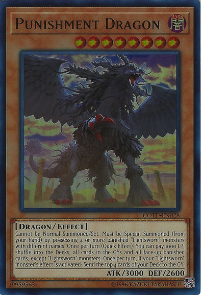 Punishment Dragon - COTD-EN028 - Ultra Rare - Unlimited available at 401 Games Canada