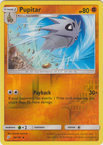 Pupitar - 80/181 - Uncommon - Reverse Holo available at 401 Games Canada