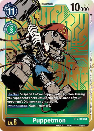 Puppetmon (Dash Pack Alternate Art) - BT2-049 - Promo available at 401 Games Canada