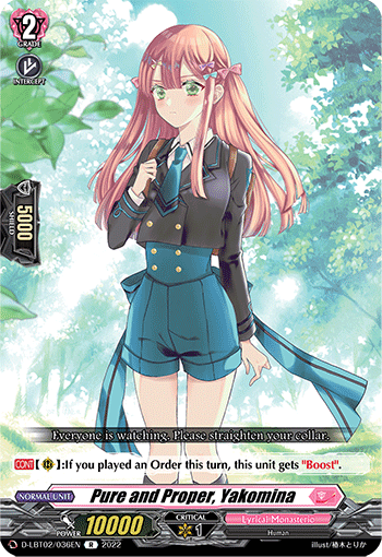 Pure and Proper, Yakomina - D-LBT02/036 - Rare available at 401 Games Canada
